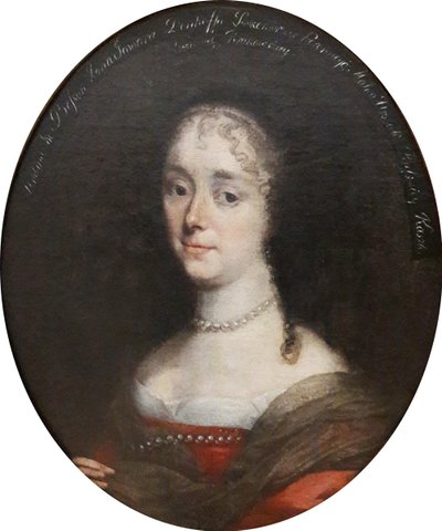 Portret van Katarzyna Franciszka Denhoffowa née von Bessen (1635-1695) door Workshop of Daniel Schultz